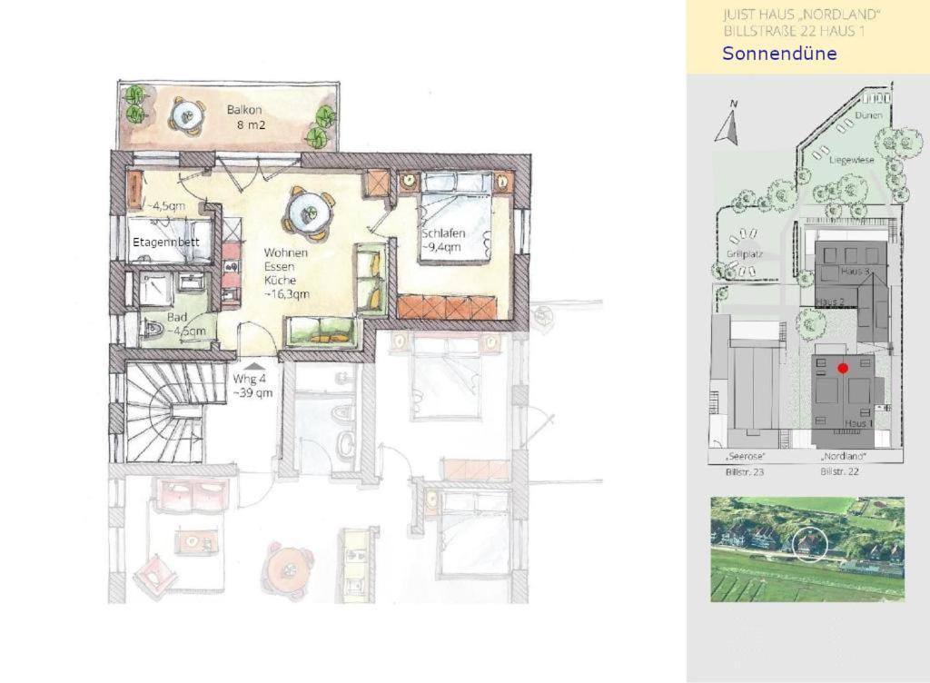 Ferienwohnung Sonnenduene Insel Juist Zewnętrze zdjęcie